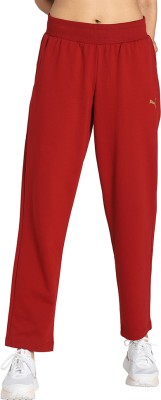 PUMA Wmn Graphic Pants 11 Graphic Print Women Red Track Pants