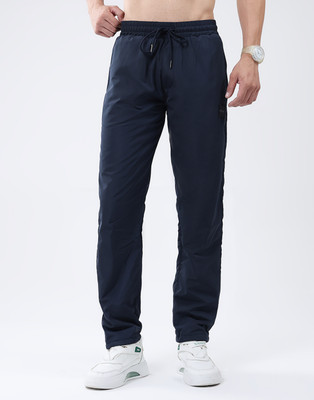 MONTE CARLO Solid Men Blue Track Pants