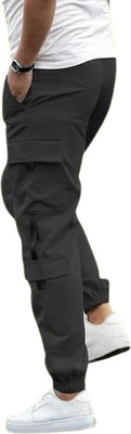 THE PVR CLOTHING Slim Fit Men Grey Trousers