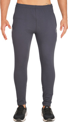 GOTO Solid Men Grey Track Pants