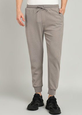 Alan Jones Solid Men Grey Track Pants