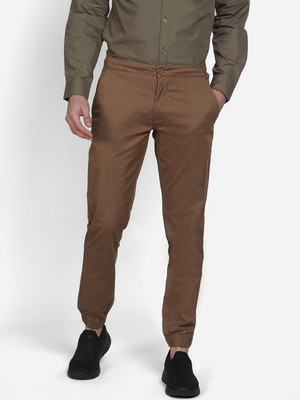 Wildcraft Solid Men Brown Track Pants