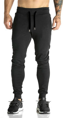PeppyZone Solid Men Black Track Pants