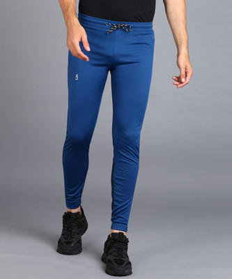 Moda Rapido Solid Men Blue Track Pants