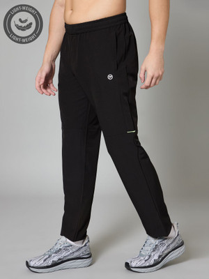 Turnfit Solid Men Black Track Pants