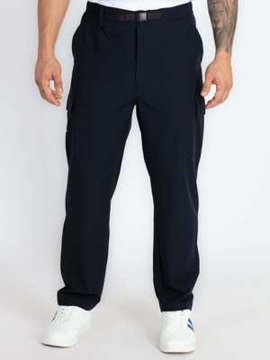 Status Quo Solid Men Blue Track Pants