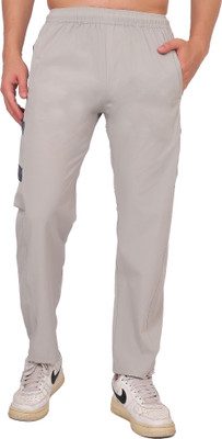 ZULX Striped Men Grey Track Pants