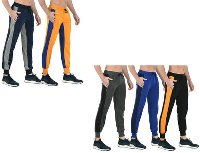 Indistar Colorblock Men Multicolor Track Pants