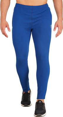 GOTO Solid Men Blue Track Pants