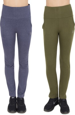 SWEEKASH Solid Women Green, Blue Track Pants