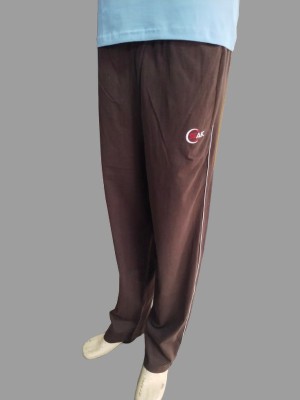 SAK Solid Men Brown Track Pants