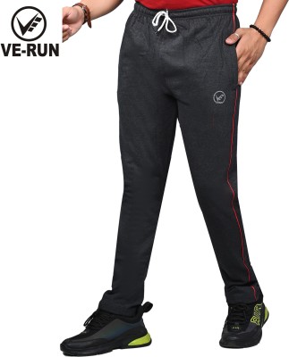 Ve Fashion Trend Solid Men Grey Track Pants