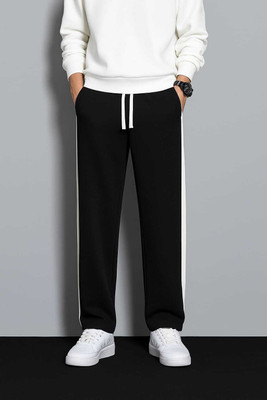 Easy choise Colorblock Men Black, White Track Pants