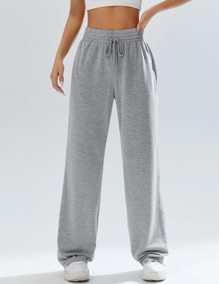Dockstreet Loose Fit Women Grey Trousers