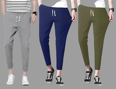 Reya Solid Men Multicolor Track Pants