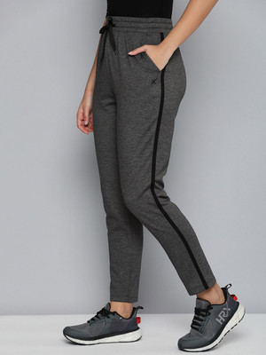 HRX by Hrithik Roshan Solid Women Black Track Pants