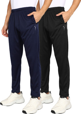 Flicfol Solid Men Multicolor Track Pants