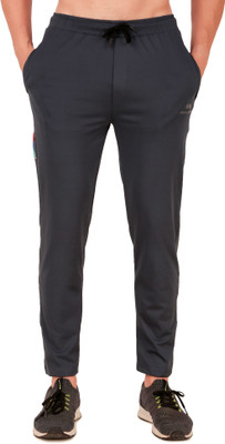 Urban Warms Self Design Men Grey Track Pants