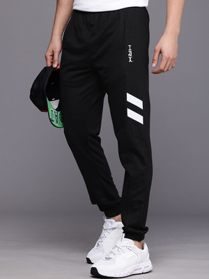 HRX by Hrithik Roshan Solid Men Black Track Pants