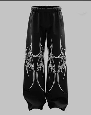Ram singh Fancy Drees Printed Men & Women Black Track Pants