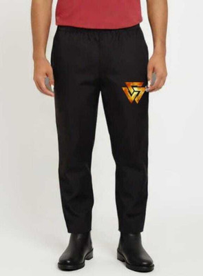 BRANTIC Printed Men Black Track Pants