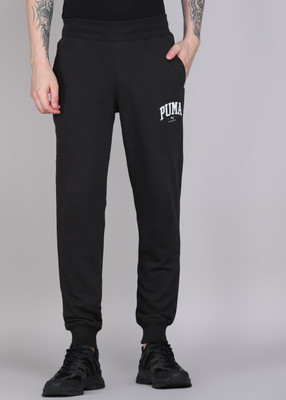 PUMA Printed Men Black Track Pants