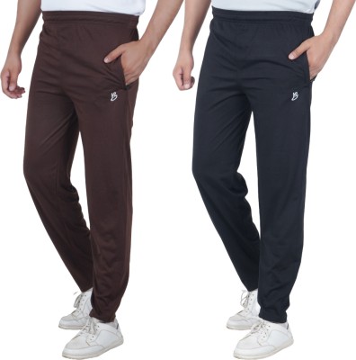 BLACK COOL Solid Men Brown, Black Track Pants