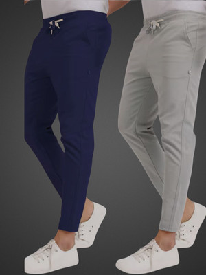 HouseOfCommon Solid Men Multicolor Track Pants