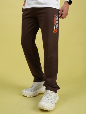V-MART Solid Men Brown Track Pants