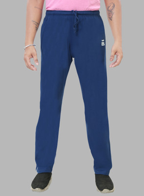 BLACK BROTHERS Solid Men Blue Track Pants