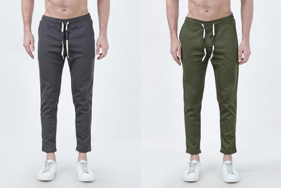 kasmiri fashion Solid Men Grey Track Pants
