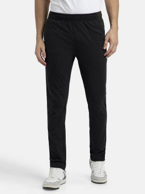 JOCKEY AM75 Solid Men Black Track Pants