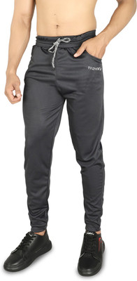 FABVIO PLUS Solid Men Grey Track Pants