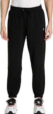 PUMA Downtown Sweatpants TR Solid Men Black Track Pants