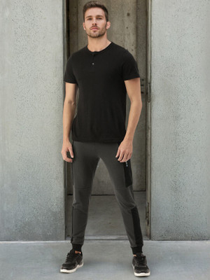 The Indian Garage Co. Solid Men Grey Track Pants