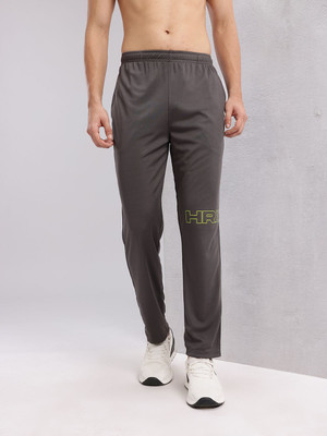 HRX by Hrithik Roshan Colorblock Men Grey Track Pants