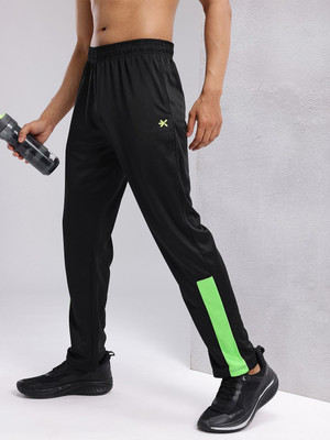 HRX by Hrithik Roshan Washed Men Black Track Pants