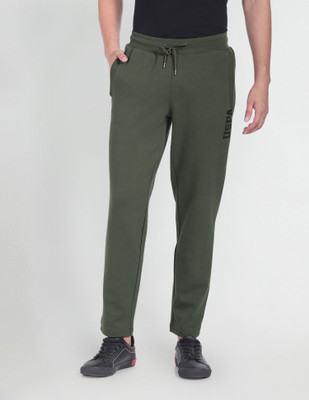 U.S. POLO ASSN. Solid Men Green Track Pants