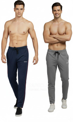 Radicle Solid Men Dark Blue Track Pants