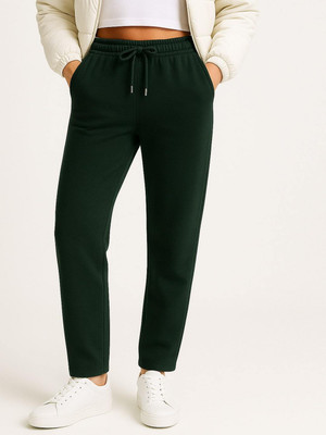 BLINKIN Solid Women Dark Green Track Pants