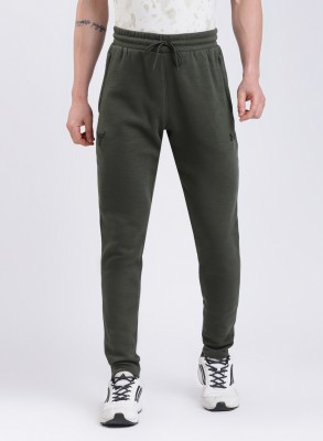 UNDER ARMOUR Solid Men Dark Green Track Pants