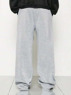 Dockstreet Solid Men Grey Track Pants