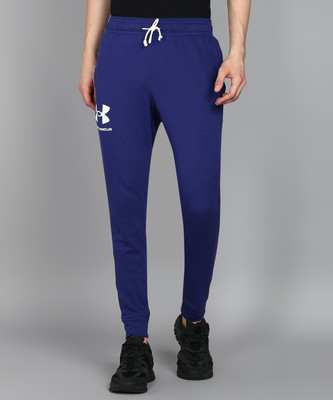 UNDER ARMOUR Solid Men Dark Blue Track Pants