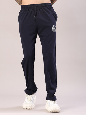 V-MART Printed Men Blue Track Pants