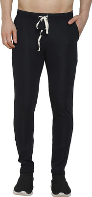RDX Solid Men Black Track Pants