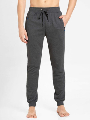 JOCKEY AM02 Super Combed Cotton Rich Solid Men Grey Track Pants