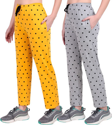 FASHIONHOUSETS Polka Print Women Multicolor Track Pants