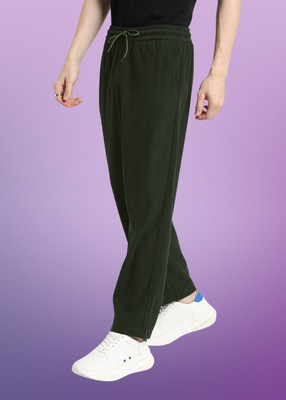 SUN BEAUTY FASHIONISTA HUB Regular Fit Men Dark Green Trousers