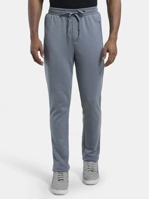 JOCKEY AM44 Super Combed Cotton Rich Solid Men Grey Track Pants