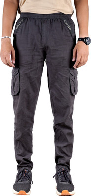Toyam Enterprise Solid Men Grey Track Pants